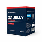Box of 4Endurance 2:1 Jelly with cherry flavor on a white background