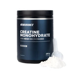 4Endurance Creatine Monohydrate supplement container with scoop on a white background