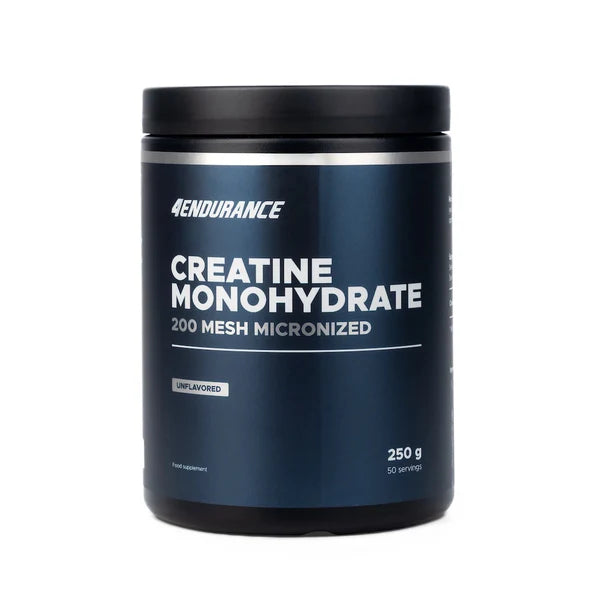 4Endurance Creatine Monohydrate supplement container on a white background