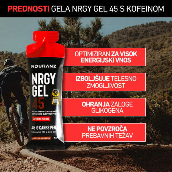 Duranz NRGY Gel 45 with outdoor background and text in Croatian