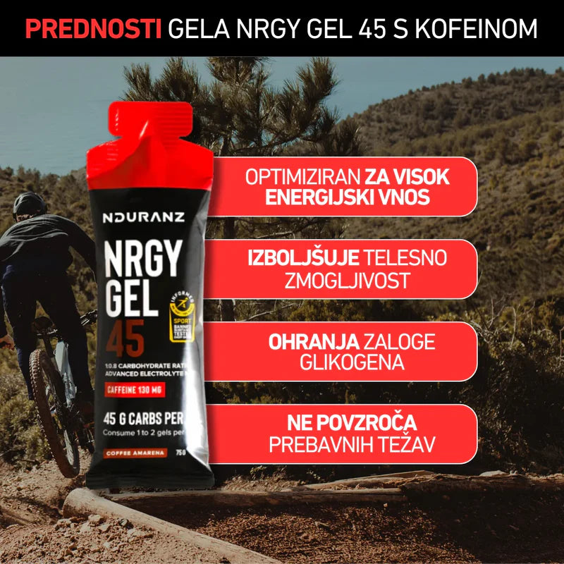 Duranz NRGY Gel 45 with outdoor background and text in Croatian