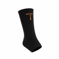 IncrediWear rokav za gleženj – črn z oranžnim logom, pogled od spredaj