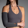 arm sleeve charcoal on body front incrediwear