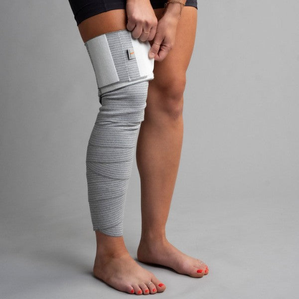 bandage wrap grey knee support incrediwear