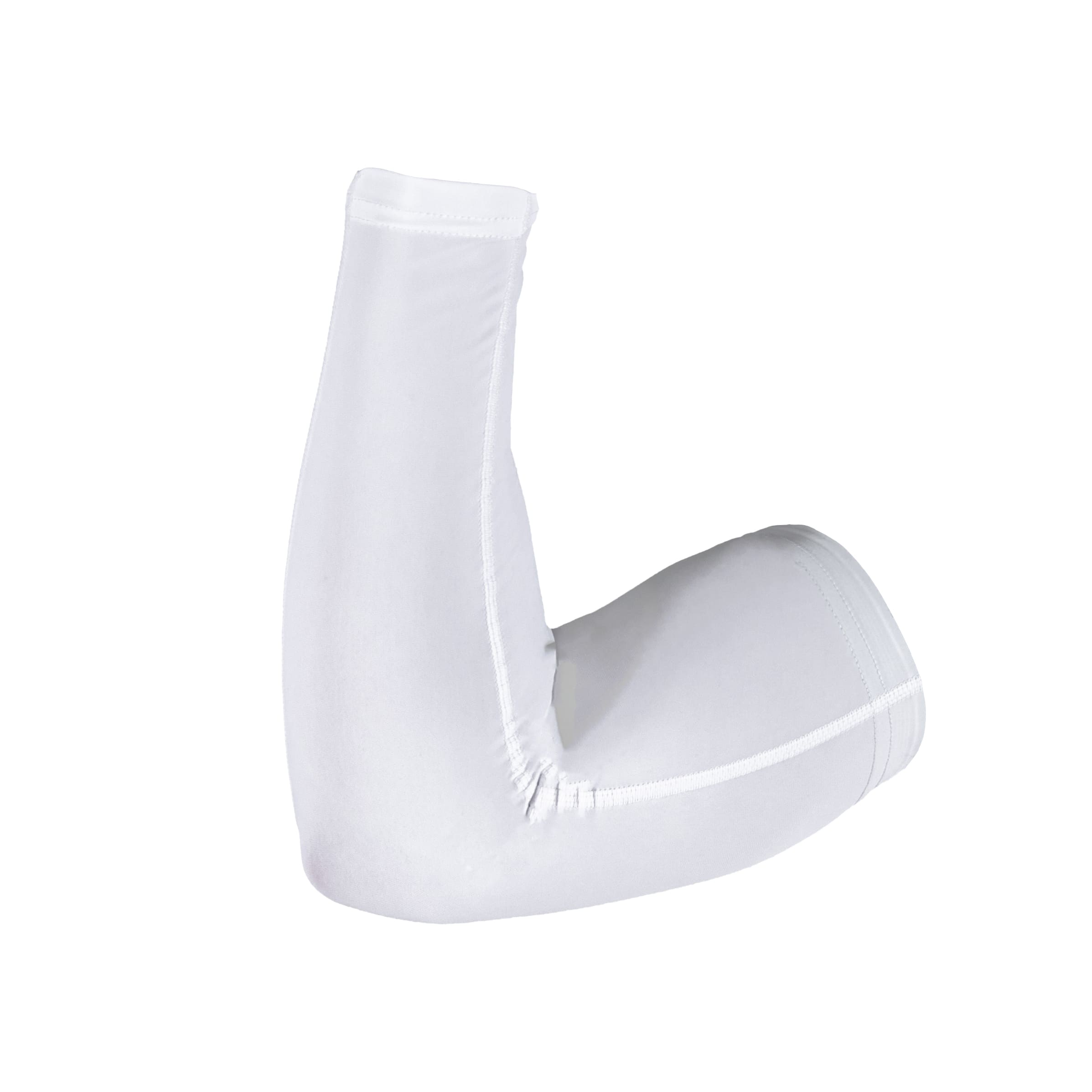 White arm sleeve on a white background