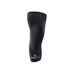 Black leg sleeve with GamePatch logo on a white background