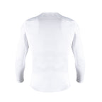 White long-sleeve shirt on a white background