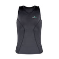 compression shirt sleeveless black front gamepatch