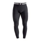 compression tights long black front gamepatch