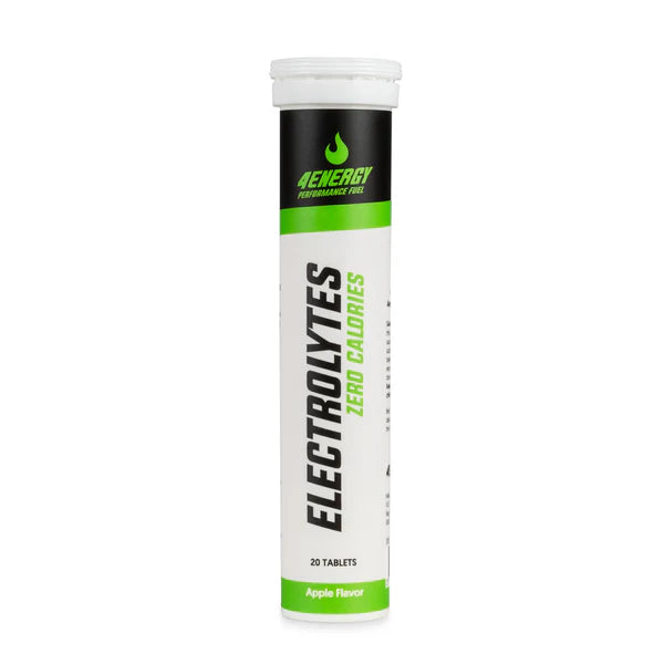 Tube of 4Energy Electrolytes on a white background