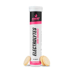 Tube of electrolyte tablets with 4Energy branding on a white background