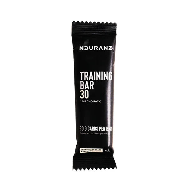 Black Nduranz Training Bar 30 packaging on a white background