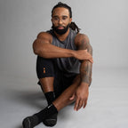 knee brace black seated on body incrediwear