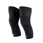 Black knee pads with brand logo on a white background
