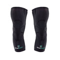Pair of black knee pads with Gamepatch logo on a white background