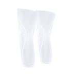 White knee pads on a white background