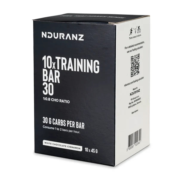 Nduranz training bar packaging on a white background