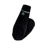 Black padded elbow sleeve with 'Gamepatch' branding on a white background