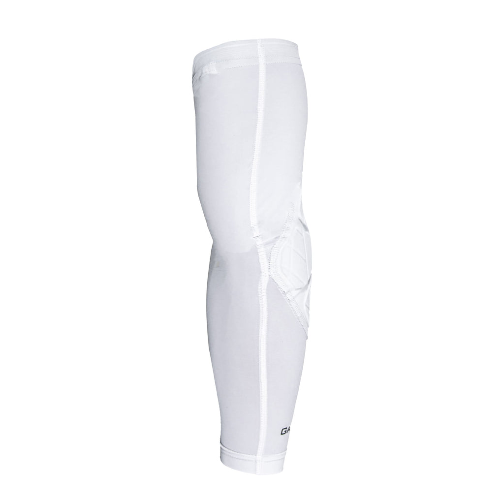 White elbow pad on a white background