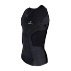 padded compression shirt pro black sleeveless dynamic angle gamepatch