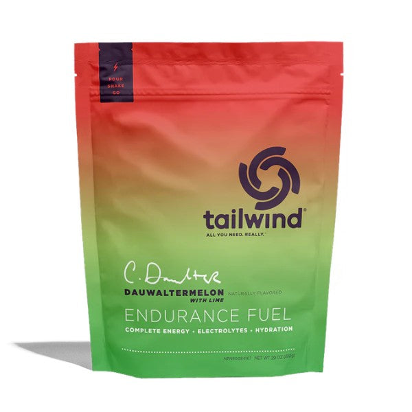 Tailwind endurance fuel package with gradient color design on a white background