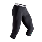 Black compression shorts with 'Gamepatch' branding on a white background